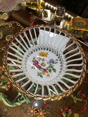 Cesto Regalo In Vimini A Forma Di Tazza Da Tè Con Piattino | 23x10 Cm | Ideale Per Regali Fai Da Te - 3